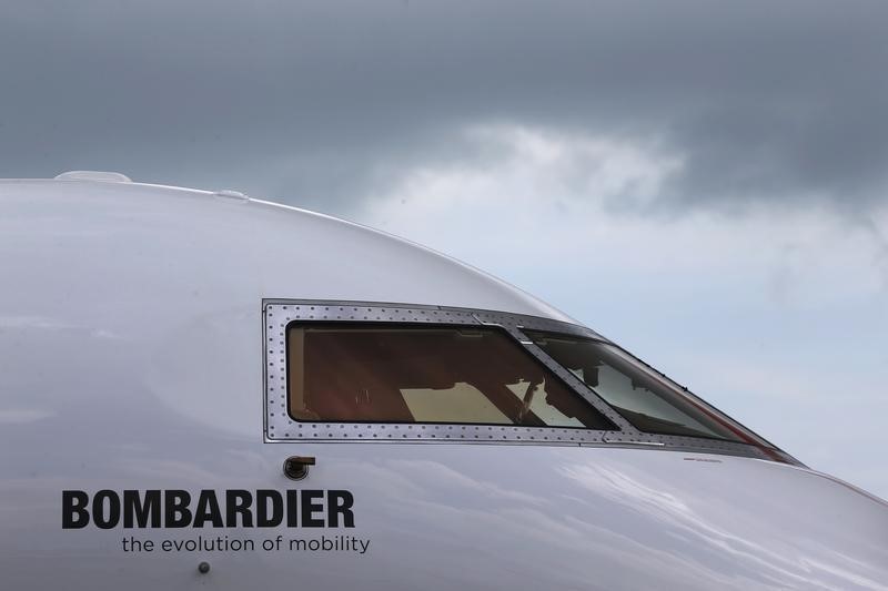 &copy; Reuters.  Bombardier geeft winstwaarschuwing
