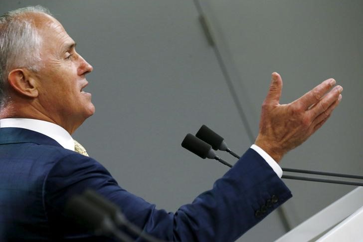 &copy; Reuters.  "Australia first" fortifies position of country's prime minister 