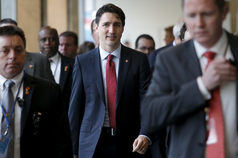 &copy; Reuters.  BRIEF-Canada's Trudeau, asked about ambassador to Beijing's comments on Huawei case, says Canada is a rule of law
