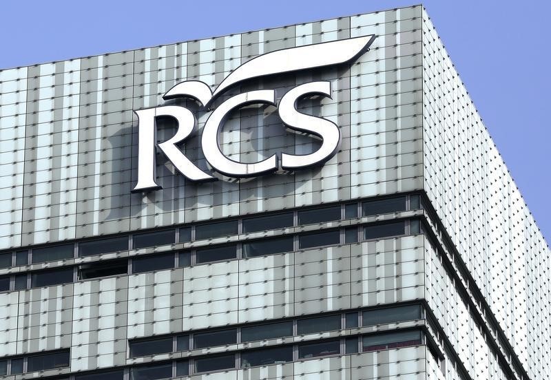 &copy; Reuters.  Rcs torna in utile nel 2016 dopo 5 bilanci in rosso, 140 milioni di Ebitda in 2017
