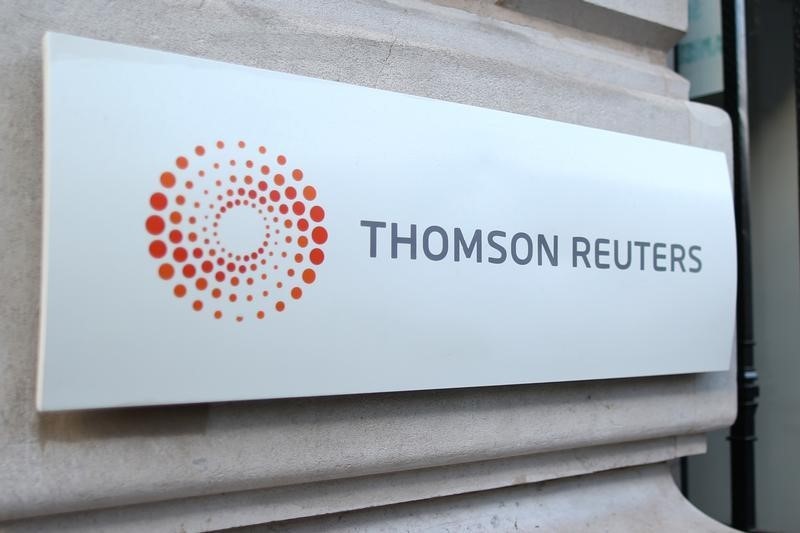 &copy; Reuters.  Thomson Reuters profit tops Wall St forecasts, shares hit all-time high