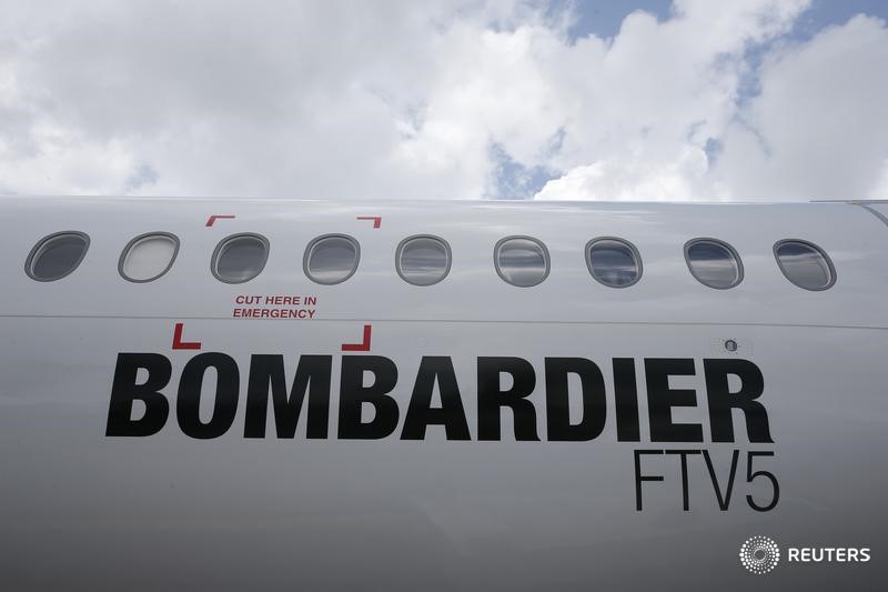 &copy; Reuters.  Bombardier perdió 628 millones de dólares en el primer semestre del año
