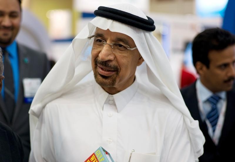 &copy; Reuters.  Oil prices erase losses after bullish comments from Saudi energy minister