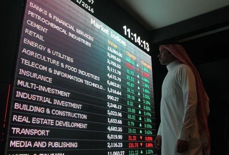 Saudi Arabia stocks lower at close of trade; Tadawul All Share down 2.26%