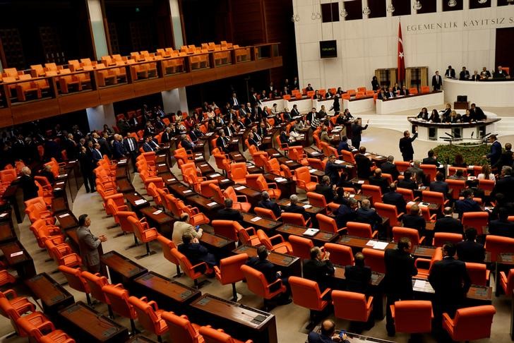 &copy; Reuters.  البرلمان التركي 