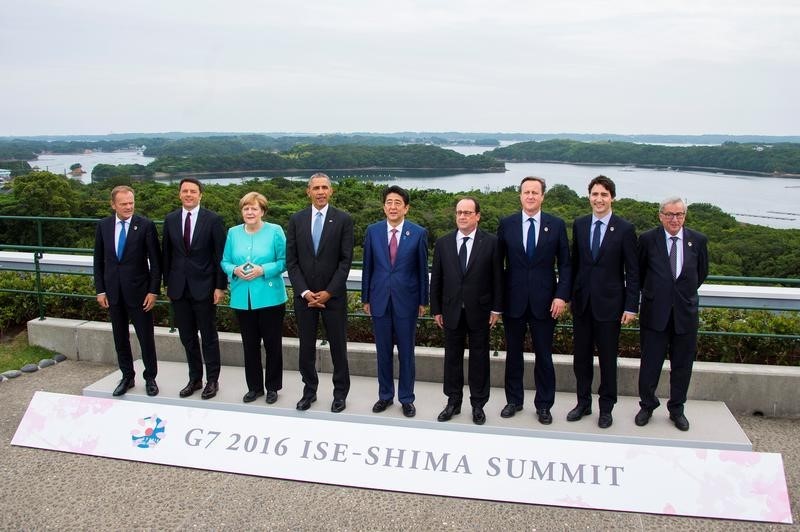 &copy; Reuters.  G7 emite comunicado preocupado com 'políticas não mercantis' da China