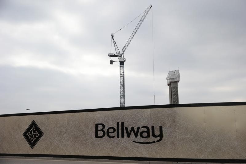 &copy; Reuters.  Bellway higher after investment bank valuation upgrade