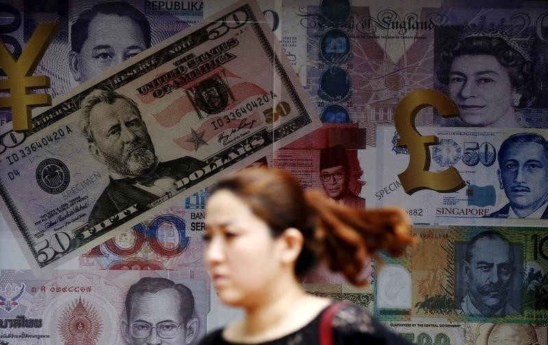 Forex- Dollar Inches Higher as Sterling Slumps on Brexit Angst 