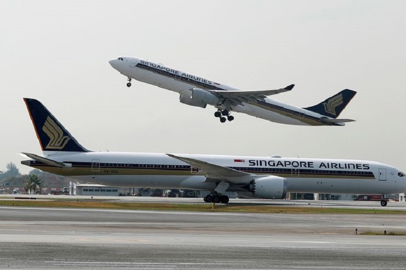 &copy; Reuters.  Singapore Airlines houdt Boeings aan de grond