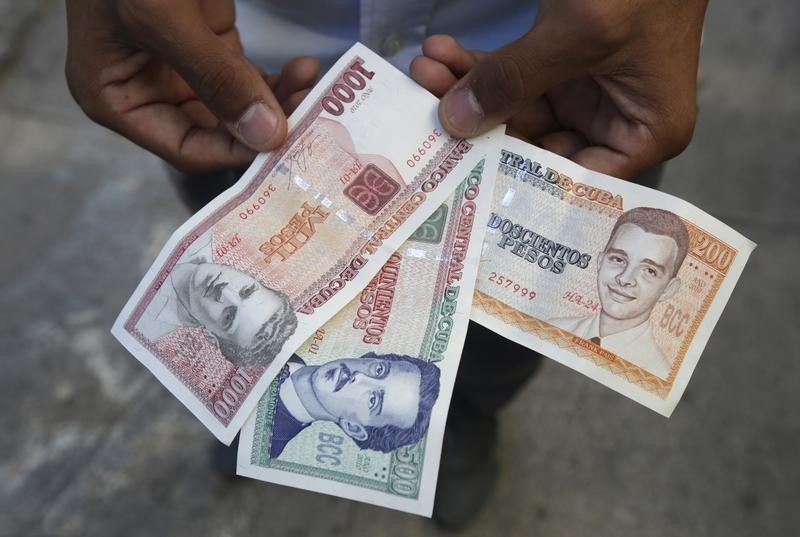 &copy; Reuters.  古巴确认明年1月结束货币双轨制 将与美元以固定汇率挂钩