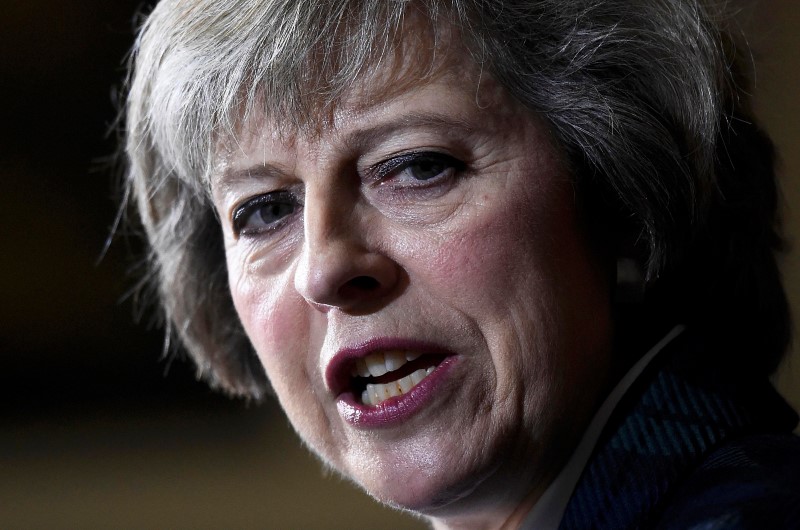 &copy; Reuters.  Theresa May Plans to Put Brexit Law to U.K. Parliament in Early June