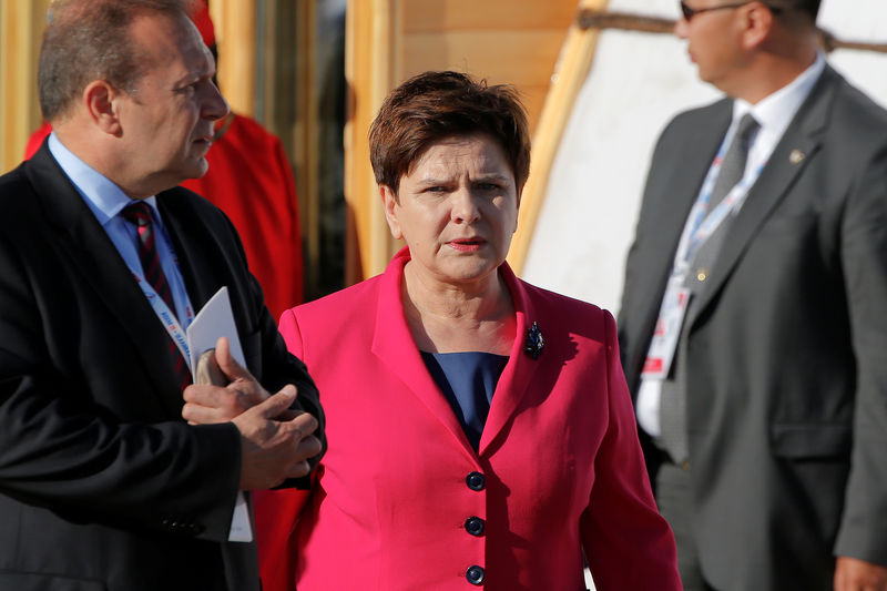 &copy; Reuters.  Szydło zapowiada zmiany w rządzie, poinformuje o nich w przyszłym tygodniu