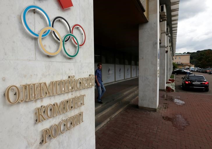 &copy; Reuters.  Олимпийская команда России вошла в число первых пяти лучших сборных по общему числу медалей