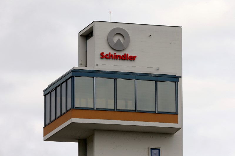 &copy; Reuters.  Schindler gana 772 millones de euros, un 10,2 por ciento más en un año