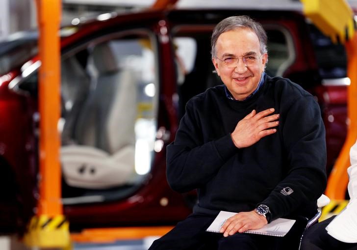 &copy; Reuters.  Auto, Marchionne: da produttori tedeschi impegno a mantenere diesel parte importante