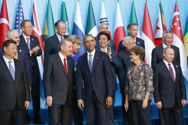 &copy; Reuters.  G20 industry groups press governments to defend free trade