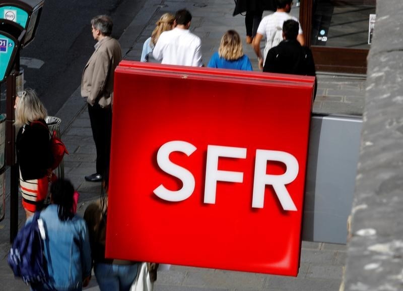 &copy; Reuters.  Dochterbedrijf SFR van Altice eist enorme schadevergoeding - media