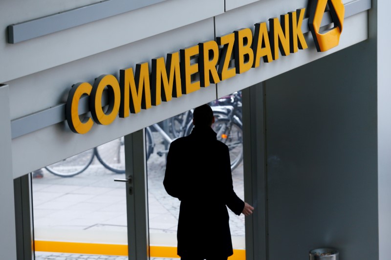 Commerzbank rises as Germany's No. 2 lender returns to DAX index