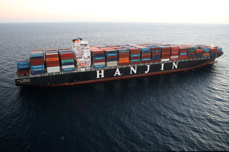 &copy; Reuters.  CORRECTED-UPDATE 3-Hanjin Shipping secures $45 mln, more may take &quot;considerable time&quot;