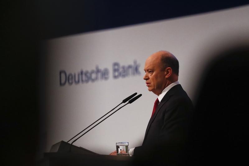 &copy; Reuters.  KORRIGIERT-Ex-Deutsche-Bank-Chef Cryan wird Verwaltungsratschef von Hedgefonds Man
