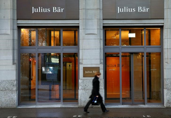 &copy; Reuters.  Handelsstreit belastet Schweizer Börse - Julius Bär fällt
