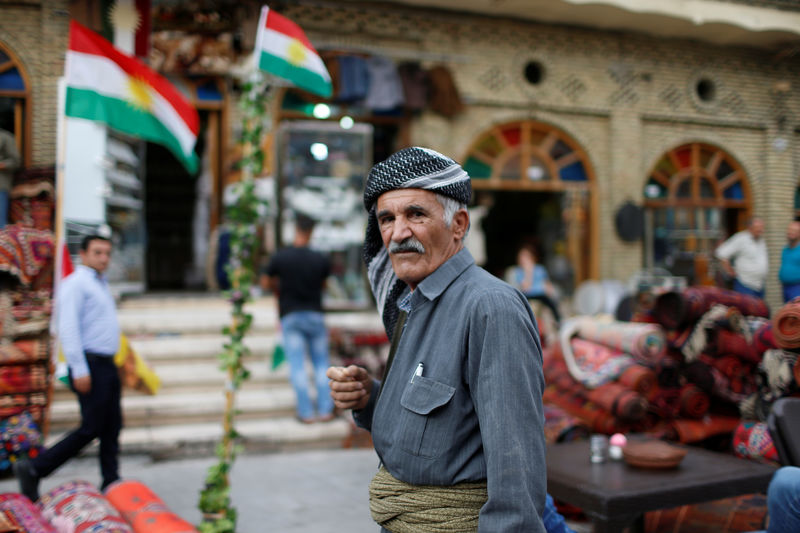 &copy; Reuters.  Iraq Kurds seek international help to lift sanctions imposed by Baghdad
