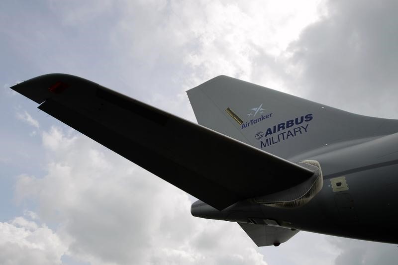 &copy; Reuters.  Airbus tem prejuízo de 767 milhões de euros no 3º trimestre e receita cai 27%