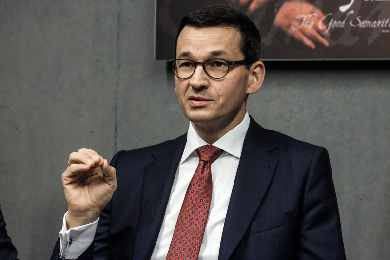 &copy; Reuters.  Morawiecki: Chcemy, by Sejm przyjął ustawę dot. 2-proc. kredytów w ciągu dwóch miesięcy