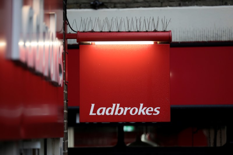 &copy; Reuters.  Ladbrokes owner says revenues hit by betting regulations