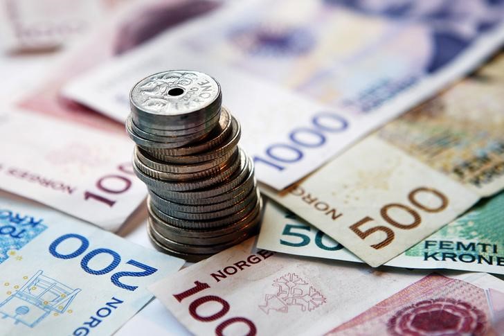 &copy; Reuters.  Devisen: Euro gibt nach - norwegische Krone steigt