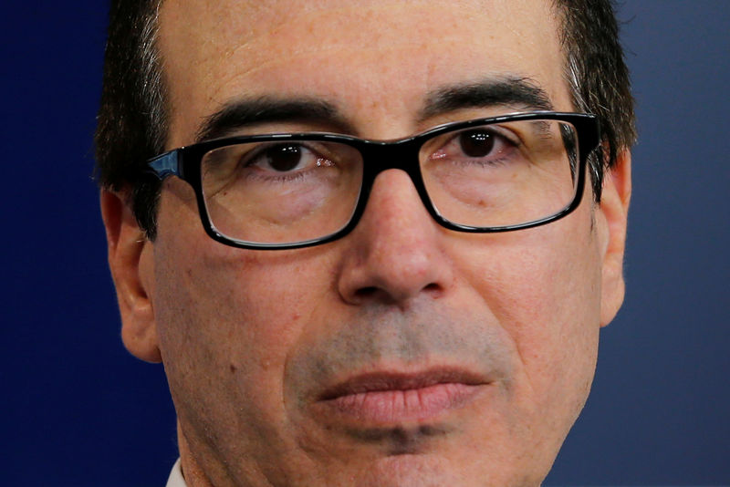 &copy; Reuters.  Mnuchin Says No Change to U.S. Dollar Policy ‘As of Now’