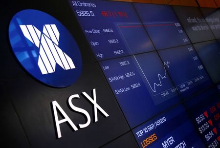Australia stocks lower at close of trade; S&P/ASX 200 down 0.82%