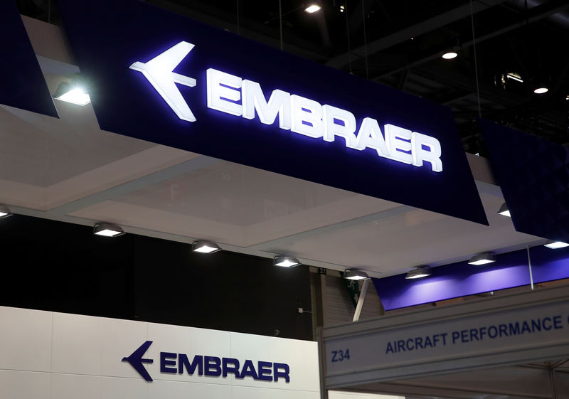 &copy; Reuters.  Embraer counts on Brazil's public-sector funds to approve Boeing JV -sources