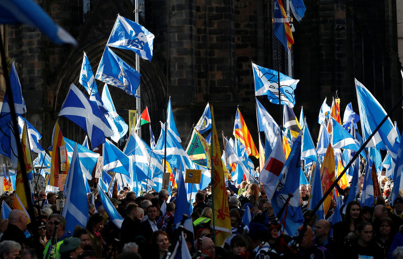 &copy; Reuters.  Первый министр Шотландии заявила о намерении провести в 2020 году второй референдум о независимости