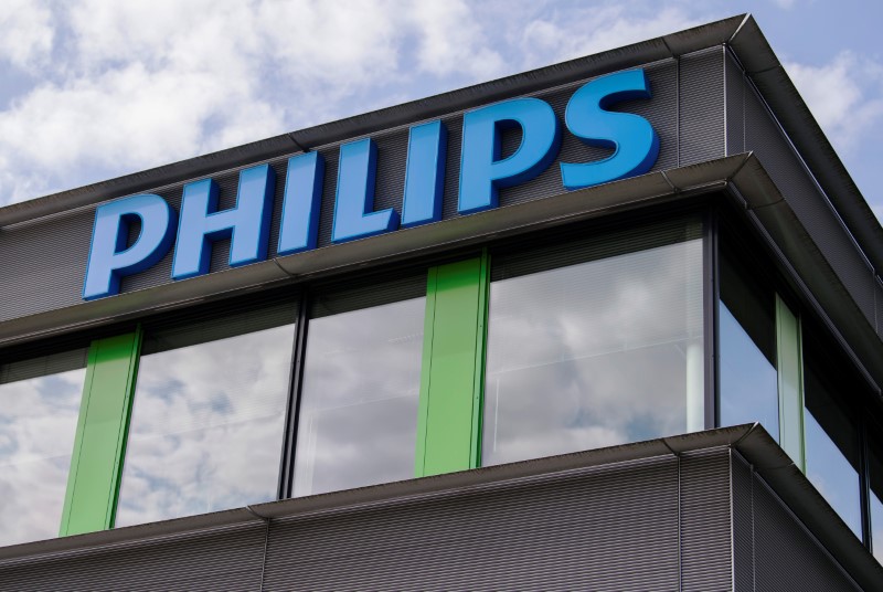 &copy; Reuters.  Philips houdt winst AEX in toom