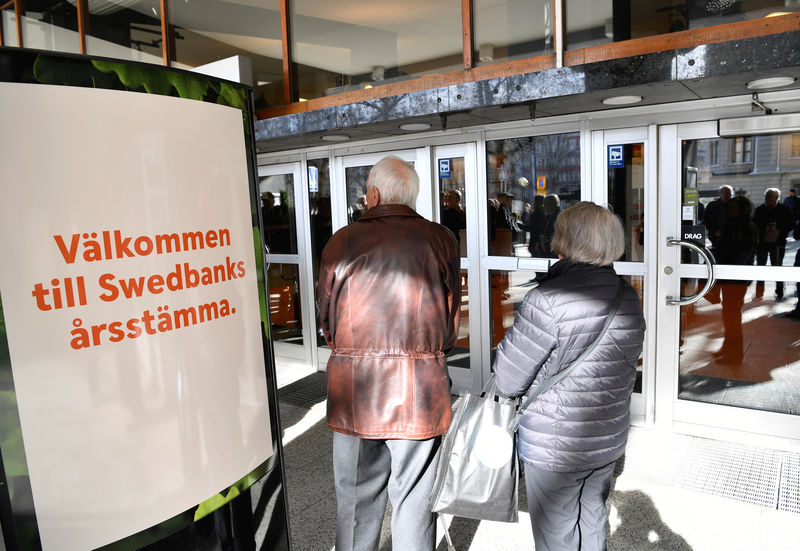 &copy; Reuters.  Estonian FSA says found signs of criminal offense in Swedbank AML inspection