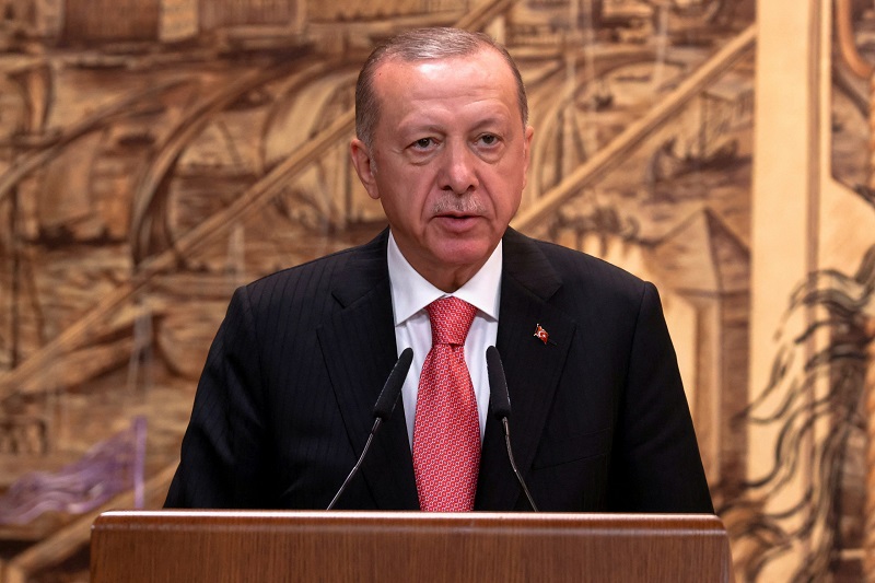 &copy; Reuters Cumhurbaşkanı Erdoğan, Mesleki Eğitim Zirvesi'ne video mesaj gönderdi