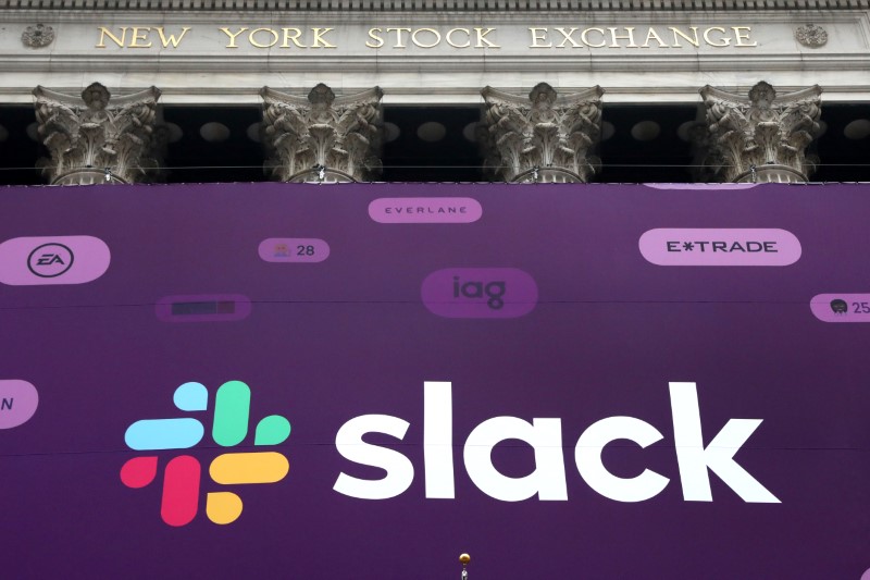 &copy; Reuters Salesforce compra Slack por US$ 27,7 bilhões