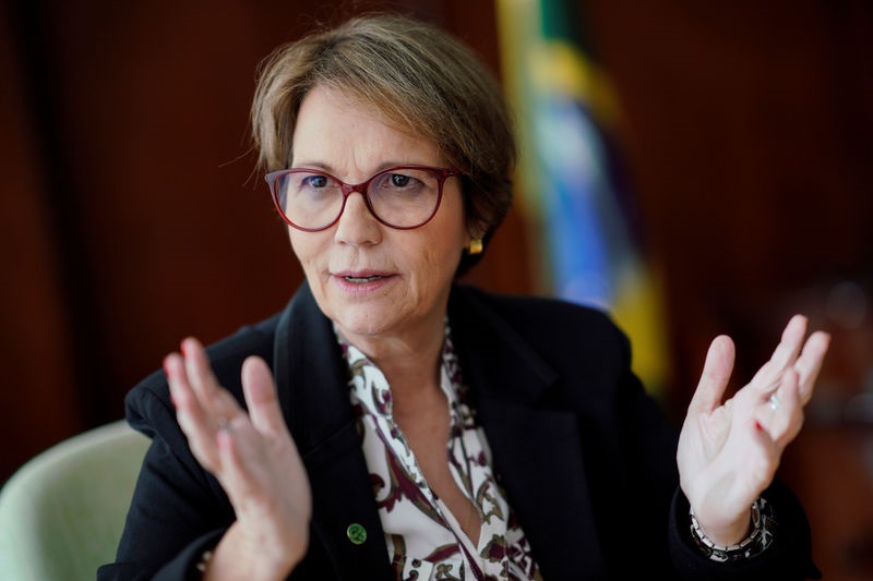 © Reuters. Tereza Cristina, ministra da Agricultura