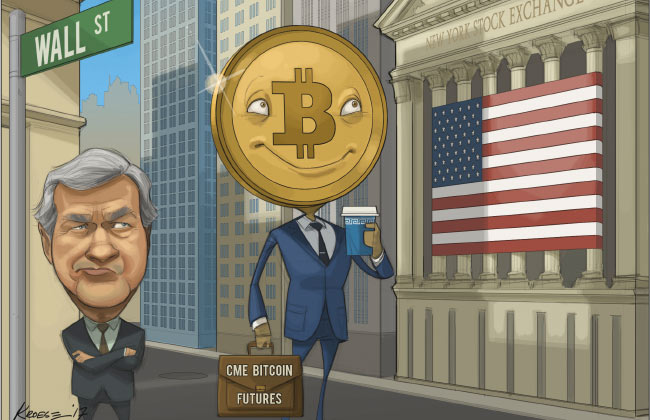 Nuestro cómic: La fiebre del bitcoin llega a Wall Street