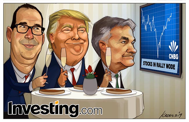 الكاريكاتير الأسبوعي: باول يضع بصمته على إعادة تعافي الأسواق وسط فرحة ترامب