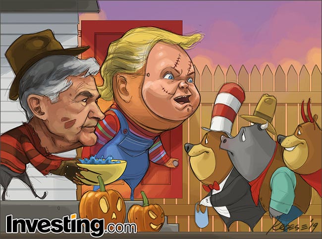 Trump en Powell schrikken de markten af op Halloween!