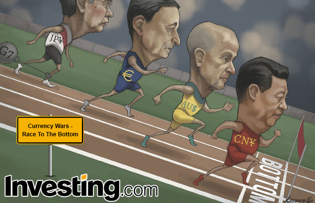 الكريكاتير الأسبوعي: إندلاع حرب العملات الرئيسية وسط سباق لخفض قيمتها