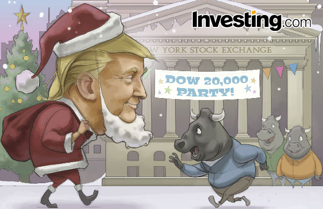 Nuestro cómic: Trump se disfraza de Santa Claus y da alas al Dow Jones