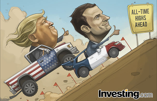 Trump ve Macron küresel piyasaları desteklemeye devam ediyor
