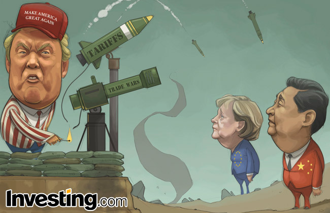 Nuestro cómic: Tambores de guerra comercial por los aranceles de Trump
