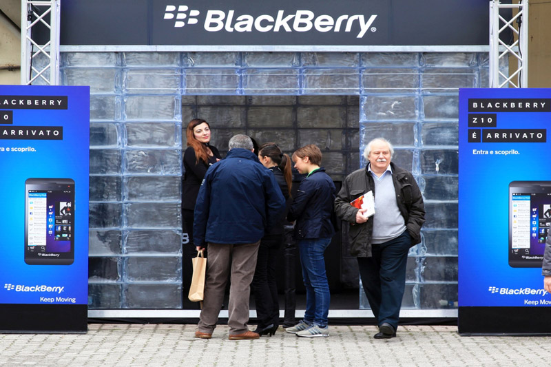 &copy; Reuters The Blackberry sign is pictured in Waterloo