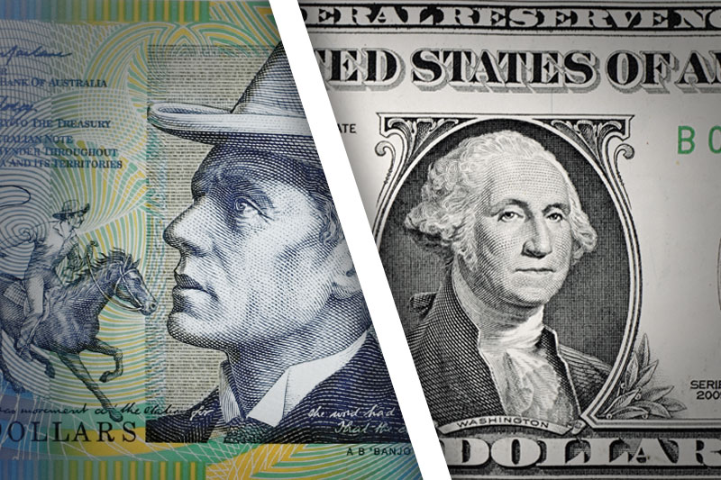 Đồng Đô la Mỹ giảm, đồng Đô la Úc tăng tâm lý rủi ro được cải thiện