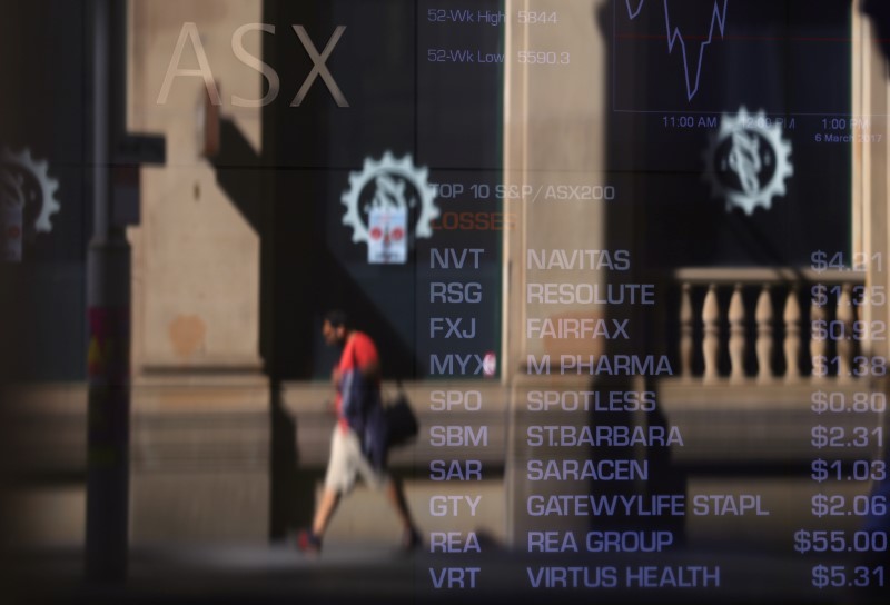 Australia stocks lower at close of trade; S&P/ASX 200 down 0.50%