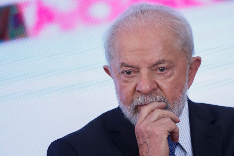 &copy; Reuters Lula volta a criticar primeiro-ministro de Israel que quer \'aniquilar palestinos\'